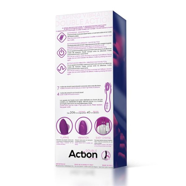 No. Nine G-Spot Vibrator Flap Function Magnetic USB Silicone - Image 3