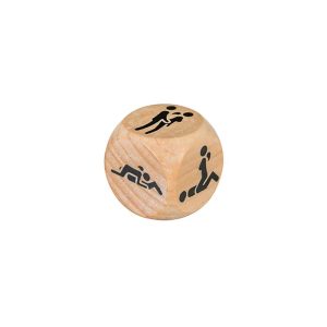 Dice Postures Wood