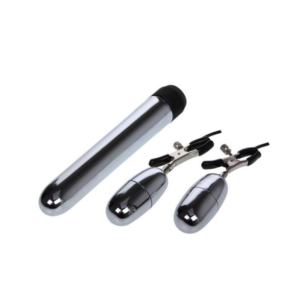Baile Vibrating Bullet and Nipple Clamps with Vibration Set Turbo - Image 2