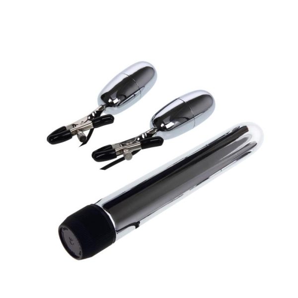 Baile Vibrating Bullet and Nipple Clamps with Vibration Set Turbo - Image 3