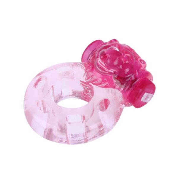 Vibrating Cock Ring Bear Pink - Image 7
