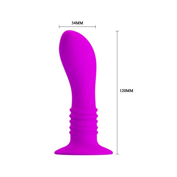 Pretty Love Vibrating Butt Plug Purple - Image 5