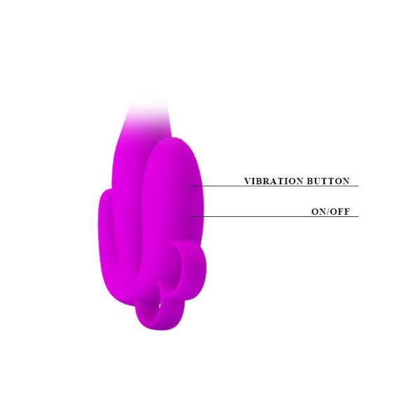 Pretty Love Butt Plug Flowery Purple - Image 6