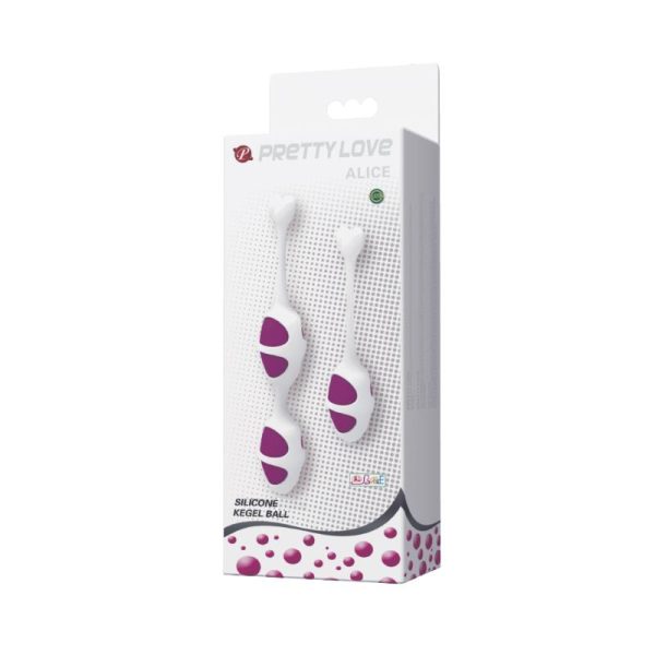 Pretty Love Oval Shaped Kegel Balls Purple - Image 4