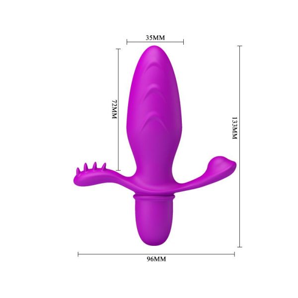 Butt Plug with Vibration Fitch Purple - Image 5