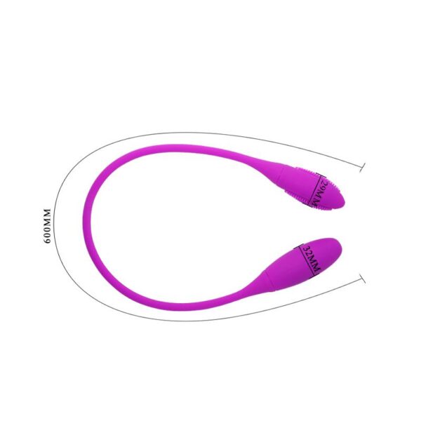 Pretty Love Vibrating Eggs Snaky Vibe Purple - Image 5