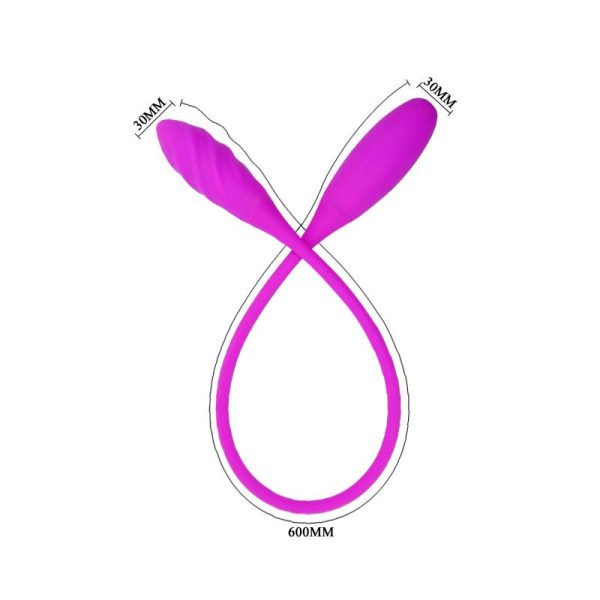 Vibrating Eggs Snaky Purple - Image 3
