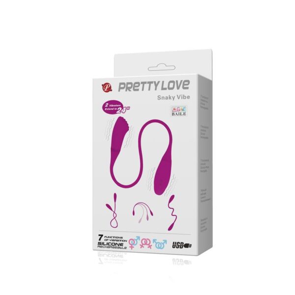 Pretty Love Vibrating Eggs Snaky Pink - Image 7