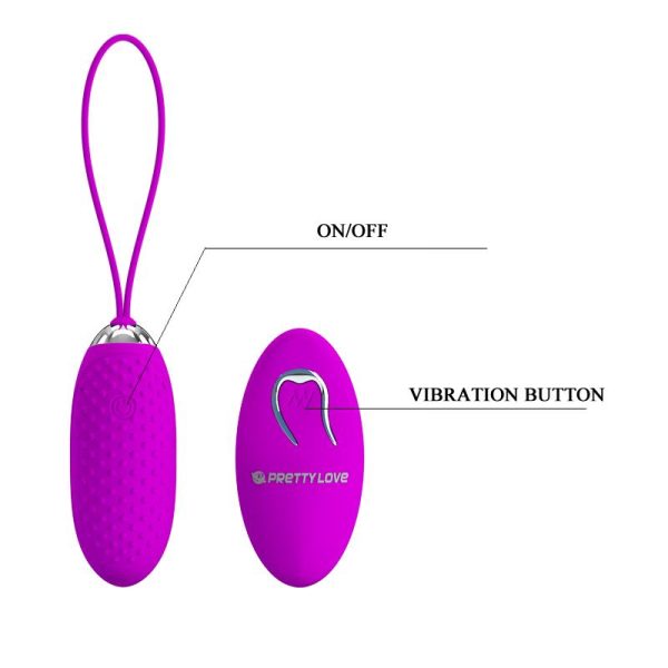 Vibrating Egg Joanna USB Purple - Image 6