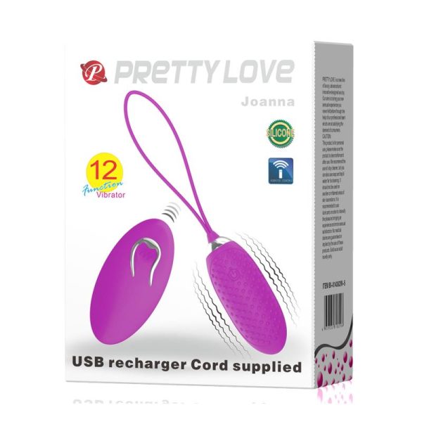 Vibrating Egg Joanna USB Purple - Image 8