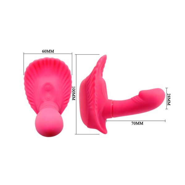 Pretty Love Remote Control Vibe Fancy Clamshell Pink - Image 5