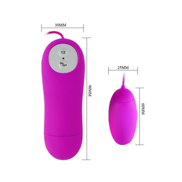 Pretty Love Vibrating Egg Eunice Purple - Image 5