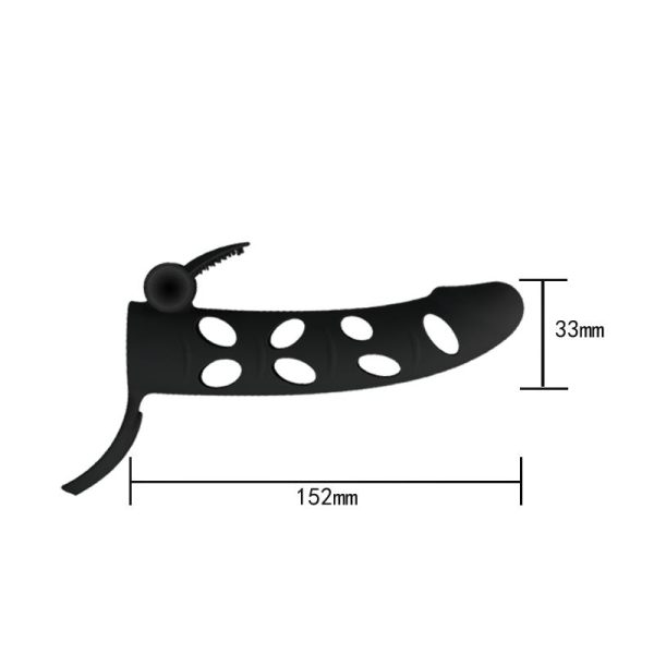 Cock Sleeve with Bullet Black - Image 6