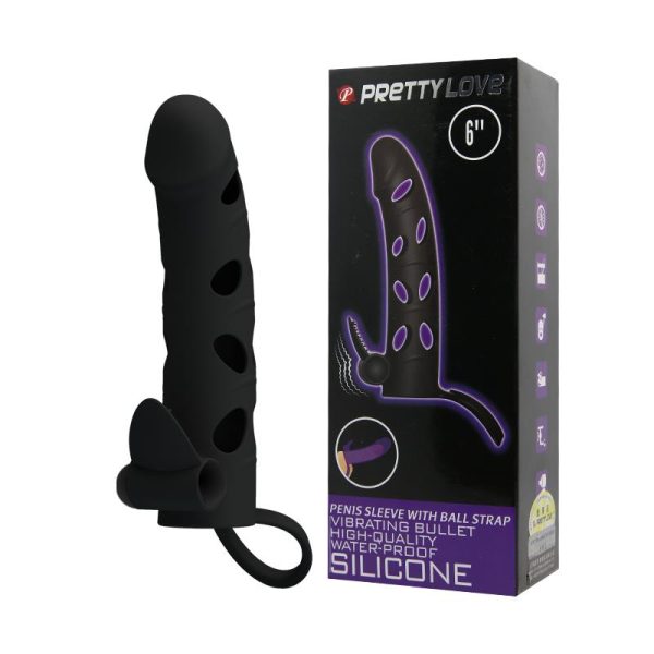 Cock Sleeve with Bullet Black - Image 8