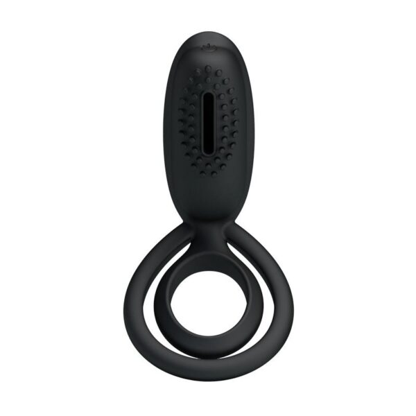Pretty Love Vibrating Cock Ring Esther Black - Image 3
