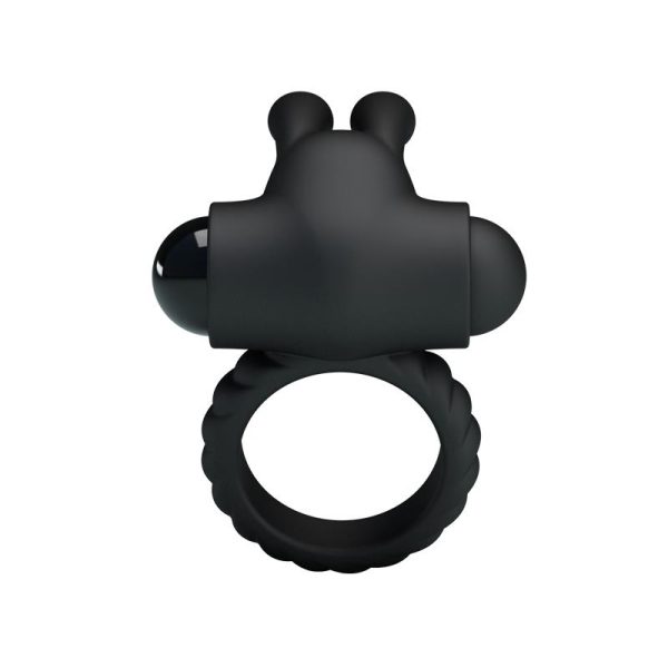 Vibrating Cock Ring Eudora Black - Image 3