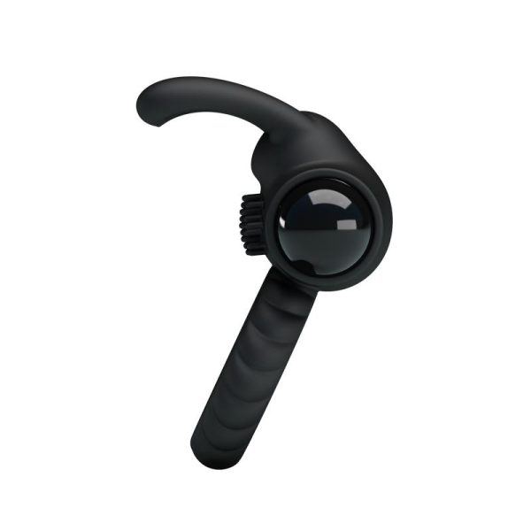 Vibrating Cock Ring Eudora Black - Image 4