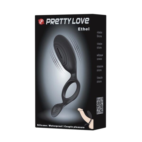 Pretty Love Cock Ring Ethel Black - Image 10