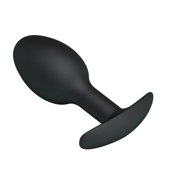 Anal Plug Black with Ball - Image 3