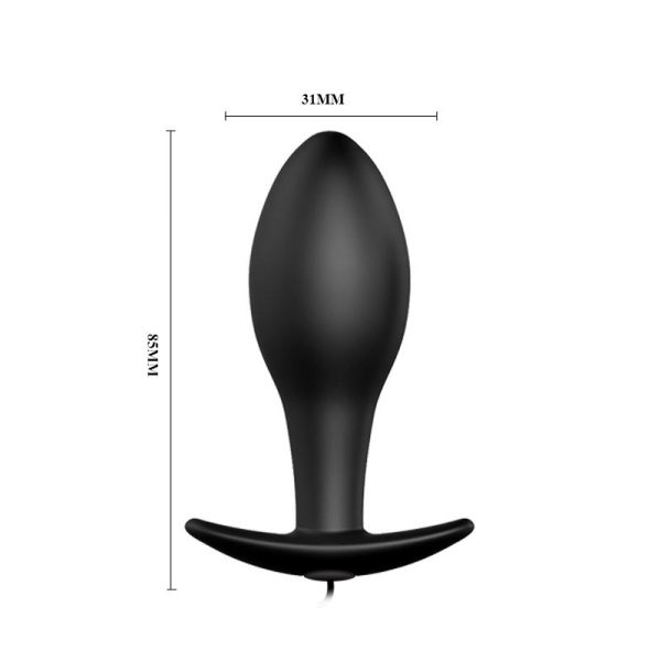 Anal Plug Black Anchor with Remote Control - Image 5