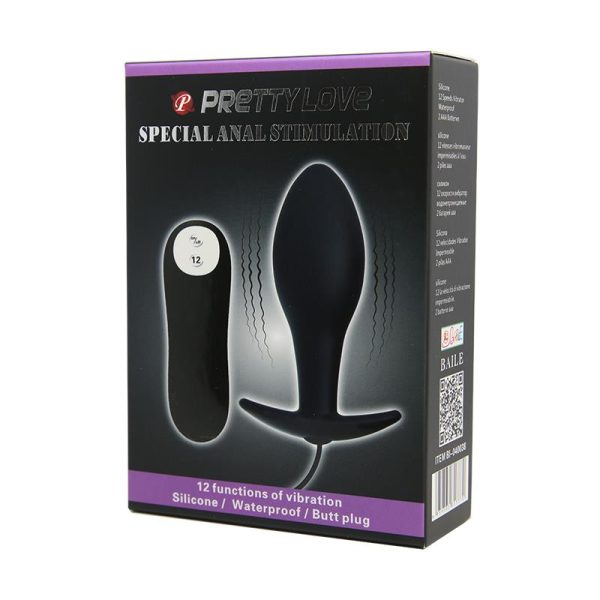 Anal Plug Black Anchor with Remote Control - Image 8