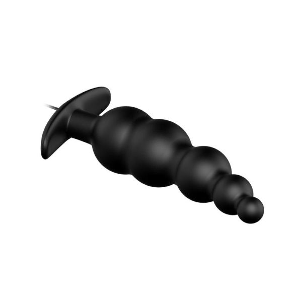 Anal Plug Bubbles Vibrator Black withRemote Control - Image 4