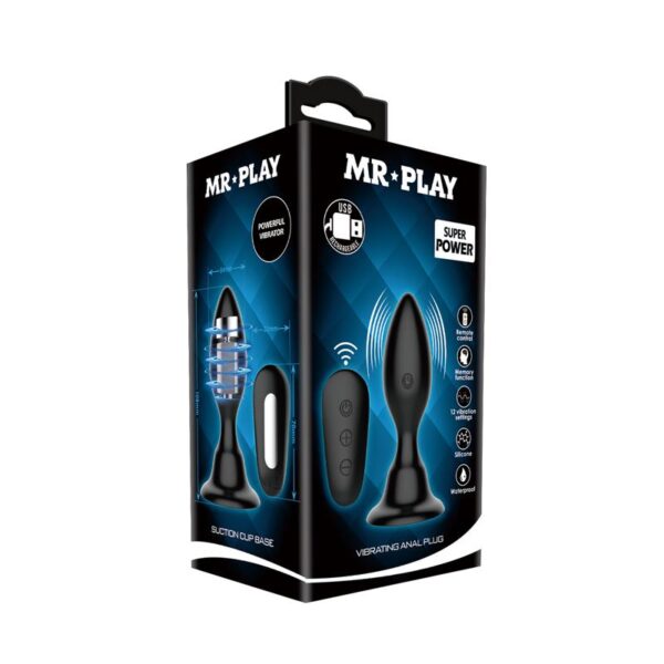 Mr. Play Vibrating Anal Plug with Remote Clave 50 - Image 9