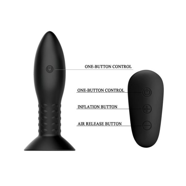 Mr. Play butt Plug with Vibration and Rotation Remote Control - Image 5