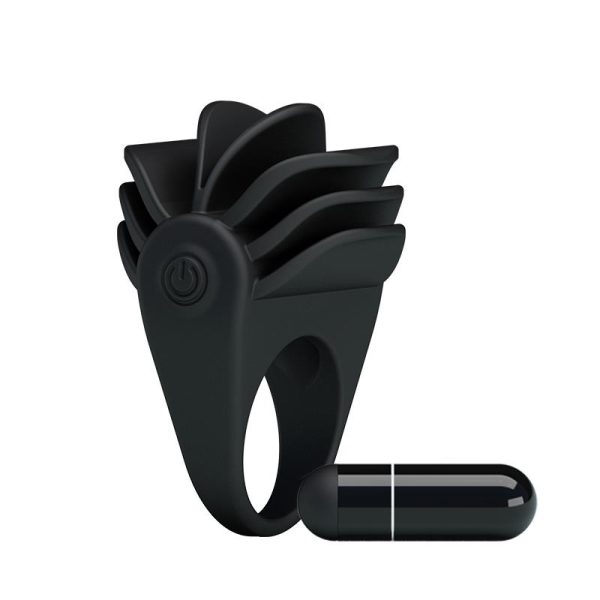 Pretty Love Vibrating Cock Ring Chester Black - Image 3