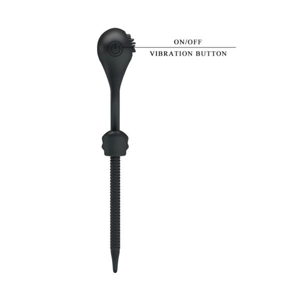 Pretty Love Vibrating Cock Ring Curitis Black - Image 6