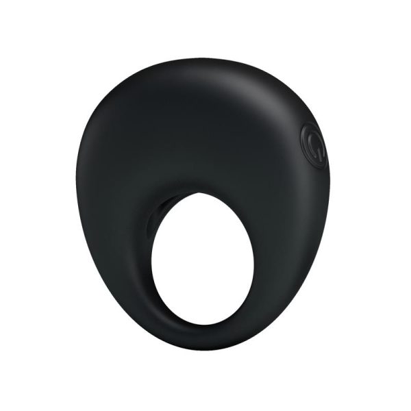 Pretty Love Vibrating Cock Ring Trap Black - Image 2