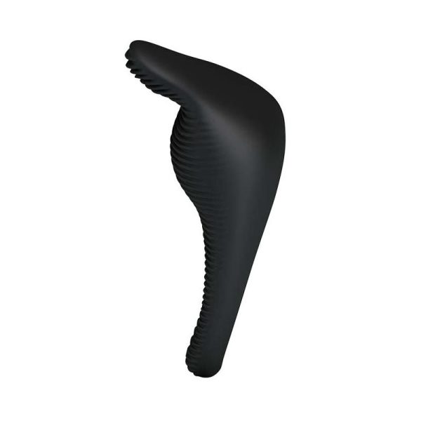 Vibrating Cock Ring Thimble Black - Image 4
