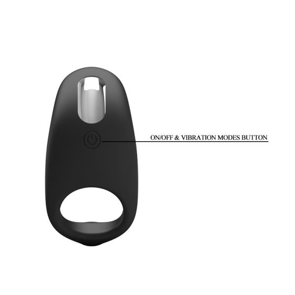 Cockring Gemma USB Silicone Black - Image 6