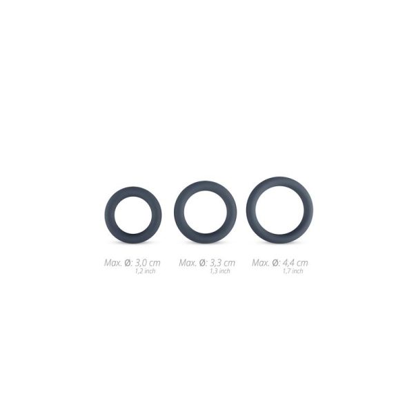 Set 3 Pieces Cock Ring Silicone - Image 4