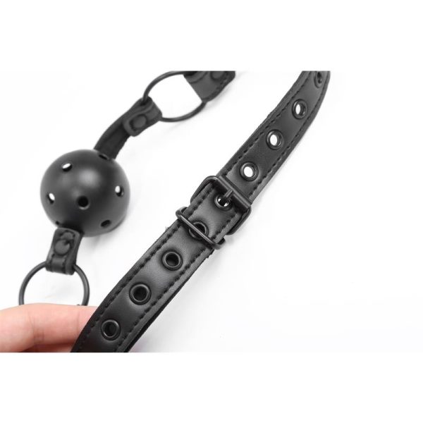 Adjustable Brrathable Ball Gag Vegan Leather - Image 7