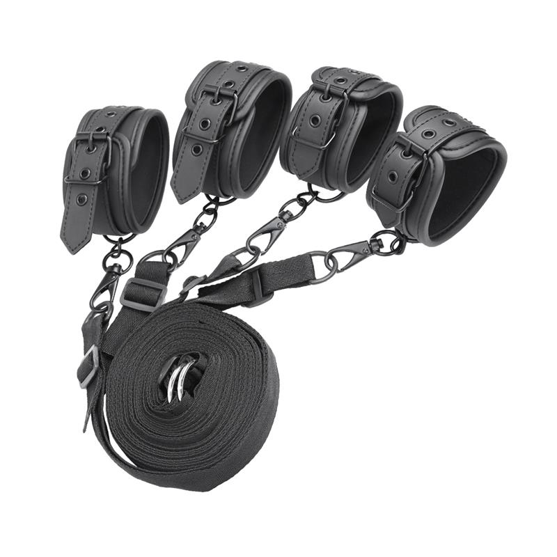 Bed Restraints Set Vegan Leather - Image 2