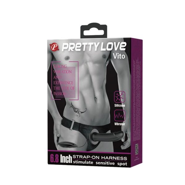 Strap On with Hollow Dildo and Remote Control Vito - Image 8