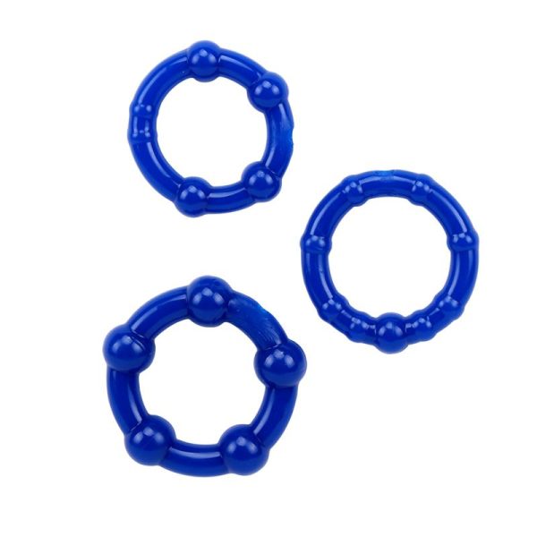 Beaded Cock Rings-Blue - Image 2