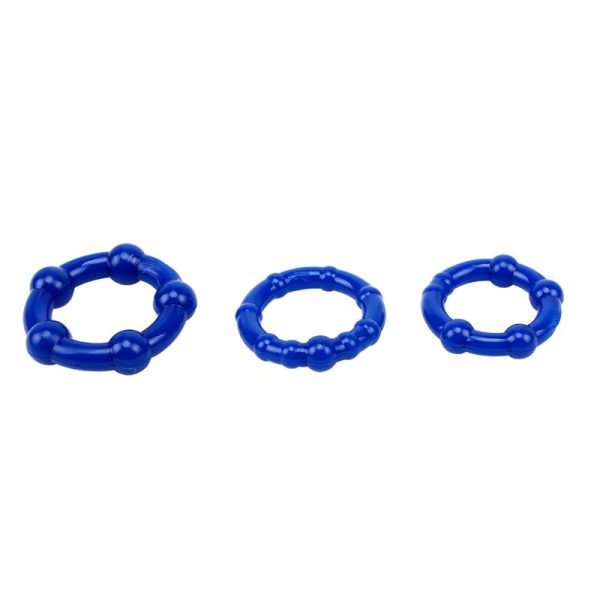 Beaded Cock Rings-Blue - Image 3