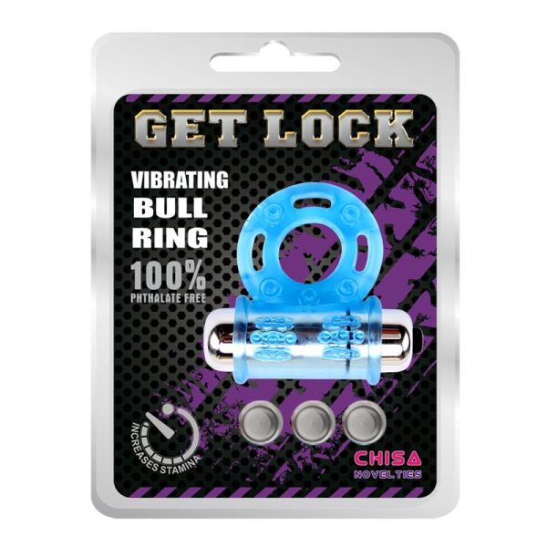 Vibrating Bull Ring-Blue - Image 2