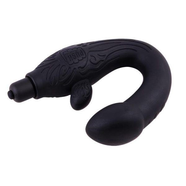 Perineum Massager Silicone Black - Image 2