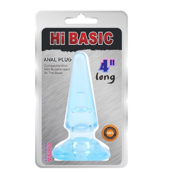 SASSY Anal Plug-Blue 10,4 x 3,2cm - Image 2