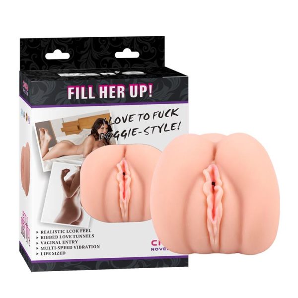 Masturbator Fill Her Up T-Skin 17.7 cm Flesh - Image 2