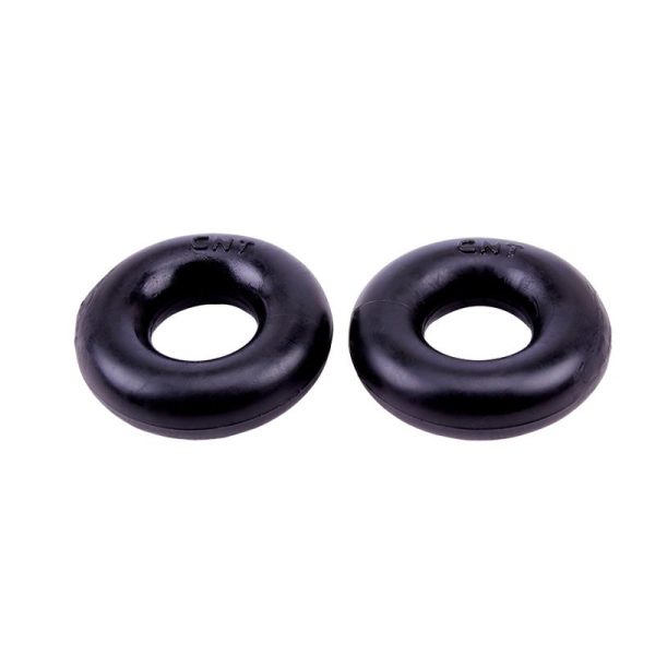 Donut Rings Over Sized Black - Image 3