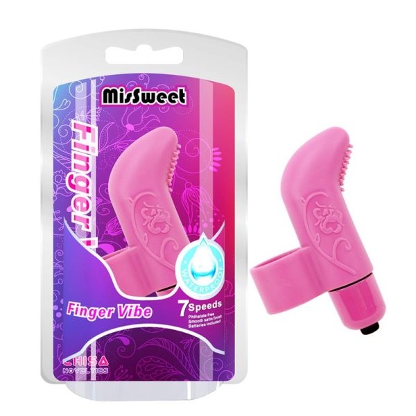 MisSweet Stimulator 7.6 cm x 2.2 cm Silicone Pink - Image 3