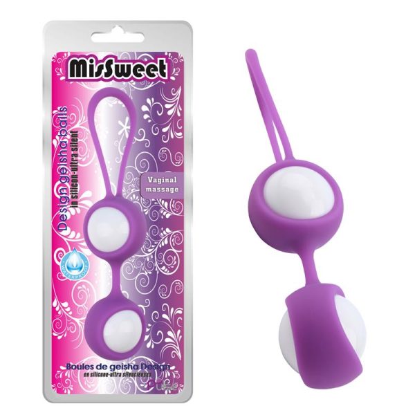 Geisha Balls MisSweet 17.7 cm Silicone Purple - Image 5