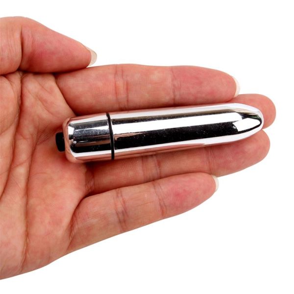 Vibrating Bullet Please Do Me Love 5.8 x 1.8 cm Silver - Image 4