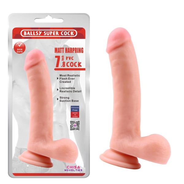 Dildo Matt Harpring 20 x 4 cm Flesh - Image 2