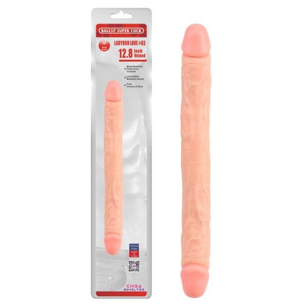 Dildo Ladybro Love N3 32.5 x 3.5 cm Flesh - Image 2