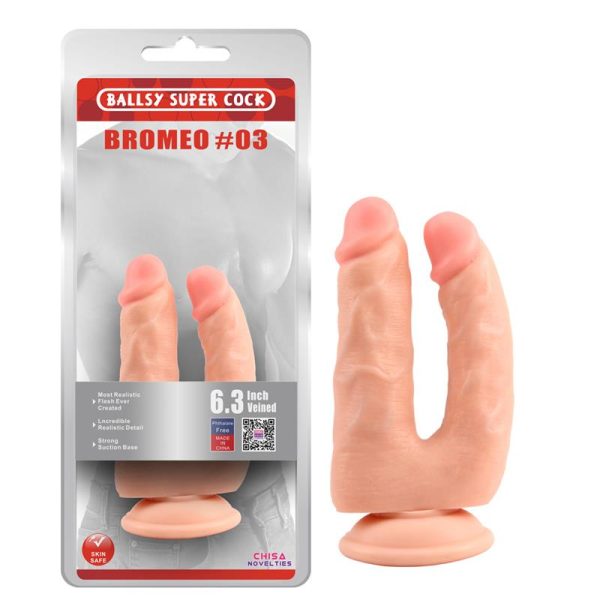 Double Dildo Bromeo N3 Flesh - Image 2